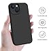 AOTESIER Magnetic for iPhone 13 Mini Case, [Compatible with MagSafe][Military Shockproof Protection] Silicone Case with Soft Microfiber Lining, Camera & Screen Protection 5.4 inch, Black