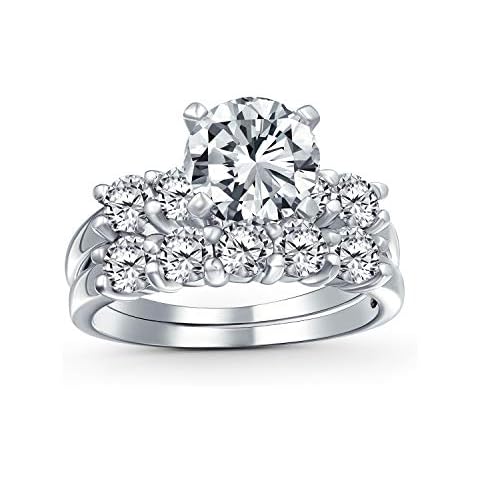 Bague de fiançailles Bling Jewelry en zircone cubique Cover