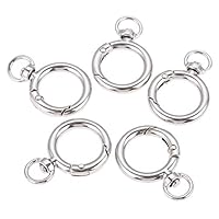 Sleutelhanger Ring Black - Metaal - Sluiting - Sparklin Moon