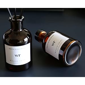 Weald tribe reed diffuser set for bathroom air fresheners oil diffuser sticks fresh linen scent 40 fl oz home fragrance with sticks defusers house bedroom office shelf decor  urban country home decor