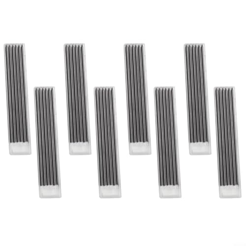 Recambios para lápices de carpintero, 2,8 mm x 120 mm, sólidos, para marcar agujeros profundos, herramientas de carpintería, 48 unidades, color negro