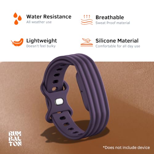 Image of Soft Silicone Strap Compatible with Google Fitbit Air, Sport Replacement Band, Adjustable Breathable Wristband for Workout, Running & Daily Wear