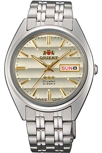 Preisvergleich Produktbild Orient Unisex Erwachsene Analog Automatik Uhr mit Edelstahl Armband FAB0000DC9