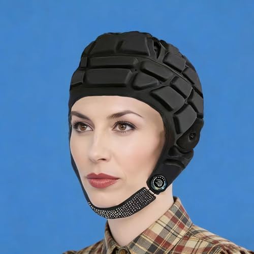Casco resistente de fútbol y gorra protectora de cabeza suave 5