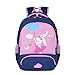 Produktbild HXA Kleinkind Kinderrucksack Cartoon Tier Kindergarten Rucksack wasserdichte Schultaschen mit Sicherheitsreflexstreifen für Kinder Jungen Mädchen,Rosa