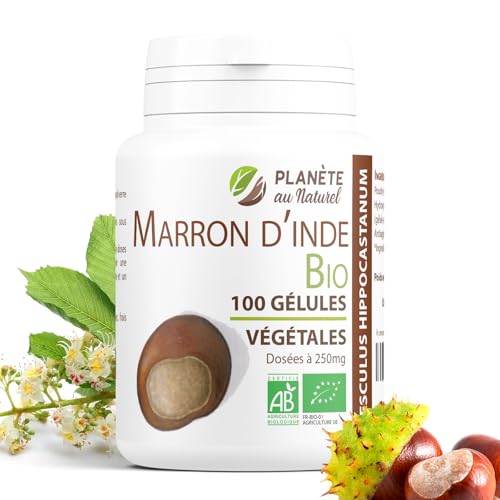 Marron d'Inde Bio 250 mg - 100 gélules végétales