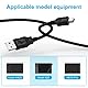 Toxaoii Ersatz-Mini-USB-Kabel, USB-A auf Mini-B, kompatibel mit Huion H420, 420, H610 Pro Grafiktabletts (1,5 m)