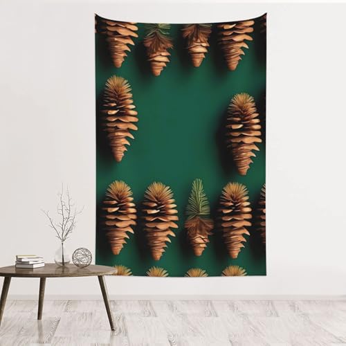Tapisserie murale pour salon ambiance cocooning drapé velours de pêche