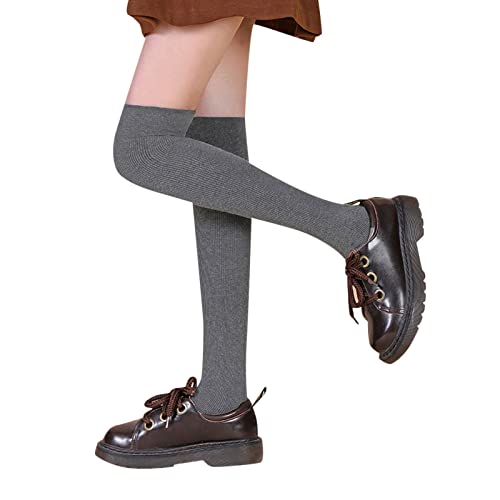 Baby Girls Solid Warm Socks Autumn Winter Black Daiy Socks Pile Socks Over The Knee Socks Girls Socks