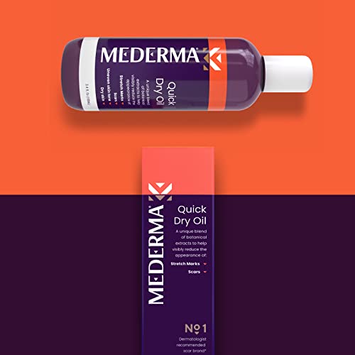 Mederma Quick Dry Oil - For Scars, Stretch Marks, Uneven Skin Tone And Dry Skin - Fragrance Andparaben-Free - 3.4Oz (100Ml) #TOP3