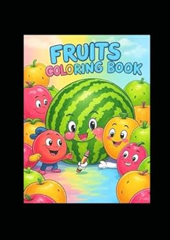 Paperback Fruits Coloring Book: Kids Book