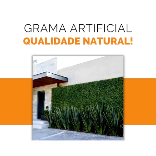 10 Placas Jardim Vertical Buchinho Grama 60x40 Artificial Painel Verde Jardim Planta Parede Muro Ing