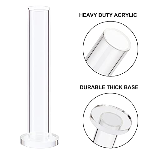 CECOLIC Acrylic Scrunchie Holder Clear Hair Tie Organiser Stand - Image 3
