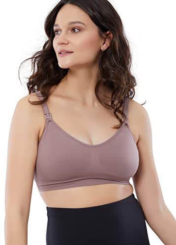 Image of Ingrid & Isabel Nursing & Pumping Bra, Hands-Free Comfort Bra | Award-winning seamless nursing & pumping bra with hands-free pumping, one-handed nursing, wire-free comfort.