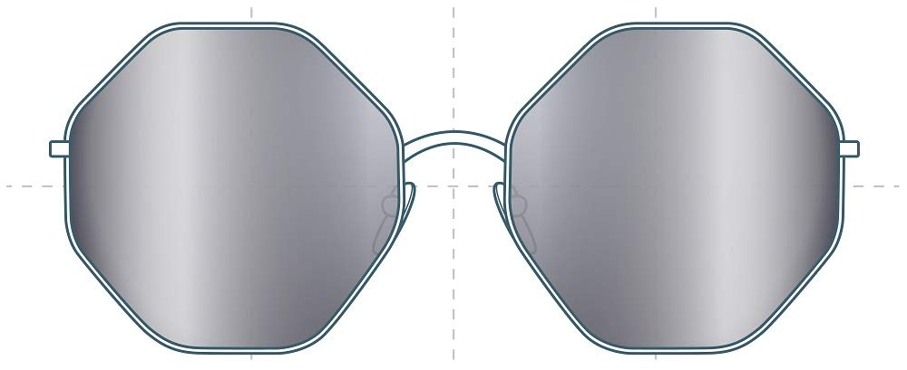 Sunglass Fix Replacement Sunglass Lenses Compatible for Ray-Ban RB3609 54mm (Non-Polarized SFx Edge Extrm Slv Mirror DrkBlck Pair)