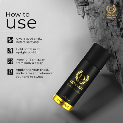 Image of Denver Black Code, Caliber, Honour & Imperial Nano Deo For Men 50ml x 4