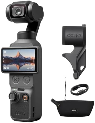DJI Pack Estándar Osmo Pocket 4 Bundle, cámara para videovlogs de...
