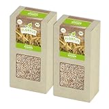 FLORTUS BIO Roggen Getreide Samen 400g | Alte Sorten Urgetreide zur Herstellung von Mehl Sauerteig Brot Roggengras & Microgreens | Sprossen Samen