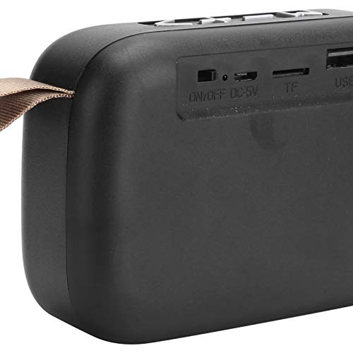 ASHATA Mini Bluetooth Speakers, Wireless Stereo Portable USB Mini Sound with FM Radio, Subwoofer for Shower Room, Bike, Car(blue) - Image 2