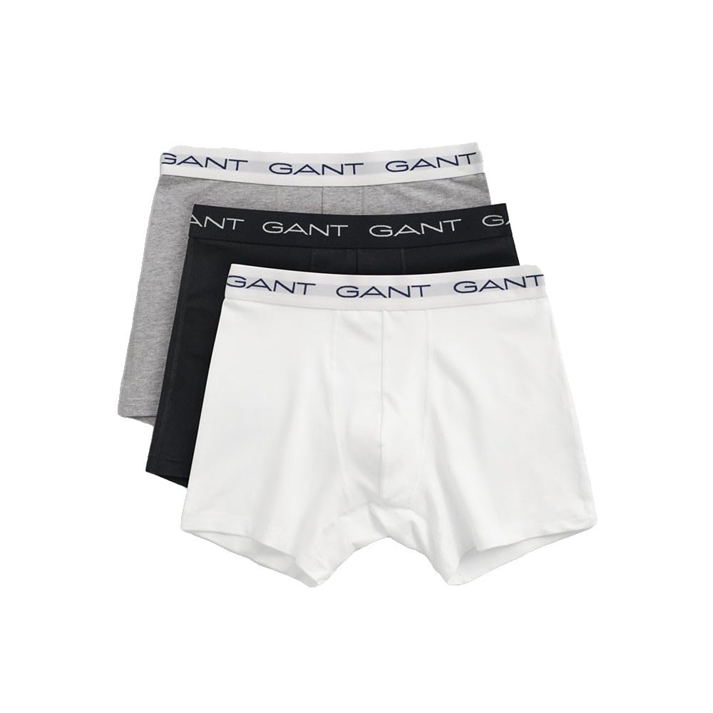 GANT Men's Boxer Brief 3-Pack Shorts, Multicoloured, XL