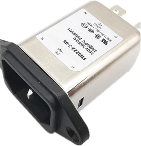 Prise à broches pour filtre FN9222-3-06 3A, connecteur d'alimentation pour châssis électrique