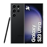 Samsung Galaxy S23 Ultra 5G Dual SIM Android Mobile Phone, 512GB, SIM Free Smartphone, Black, 3Y Extended Manufacturer Warranty (UK Version)