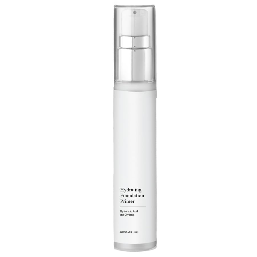 Hydrating Face Primer - with Hyaluronic Acid and Glycerin 1.0 Oz. Bottle