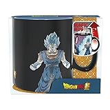 Dragonball Super - Tasse - Vegito and Trunks - Kaffeebecher - Thermoeffekt Mug 460 ml - Geschenkbox