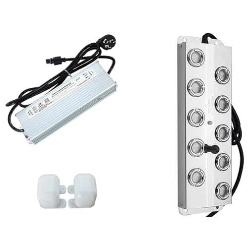 THYXGS Nebulizzatore a Ultrasuoni, Nebulizzatore Impermeabile, Umidificatore con Galleggiante, Testina Atomizzatore Rimovibile, Testina con Sensore Capacitivo, per Giardini/paesaggi/Piscine
