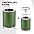 BRIAN & DANY Solo Fire Pit with Stand, Smokeless Firepit for Outside, Stainless Steel Personal Stove Bonfire Fueled by Pellets or Wood, Birthday Gifts, Housewarming Gift - 5.9in x 8.2in,Green