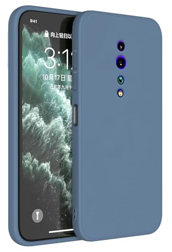 Topme Funda para OPPO RenoZ (6.4' Inches) Carcasa Caja Case Estuche, Funda Protectora de Piel de Silicona TPU - Lavanda Gris