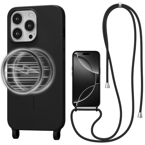 Coque cordon iPhone 13 Pro Max MagSafe idéale pour voyager les mains libres