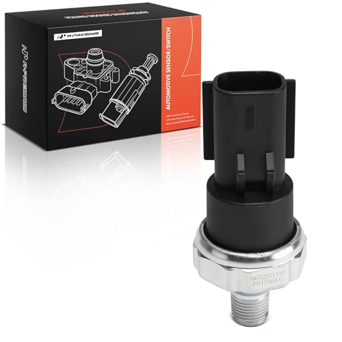 A-Premium Engine Oil Pressure Switch [1 Pin] Compatible with Dodge Journey 2009-2020 2.4L, Avenger 2008-2014 2.4L, Caliber 2007-2012 & Jeep Compass 2007-2017, Patriot 2007-2017 & Chrysler 200, Sebring