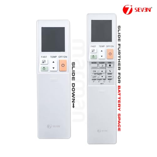 Image of 7SEVEN Compatible with Mitsubishi AC Remote Control Model 304 Suitable for 1 1.5 2 Ton Split and Window Air Conditioner - Match Each Key by Key Exactly with existing Remote Function