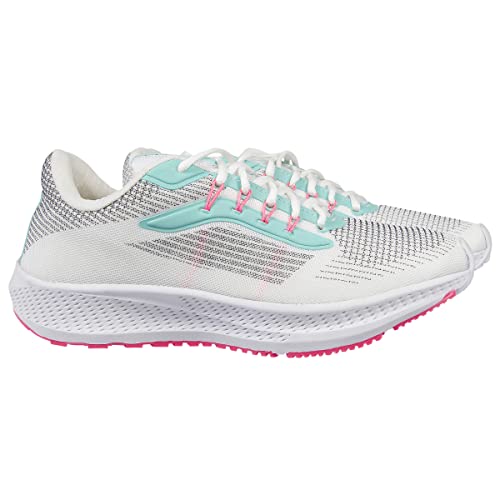 Tenis Esportivo Feminino Dubbele Academia Corrida Jogging (36, Branco)