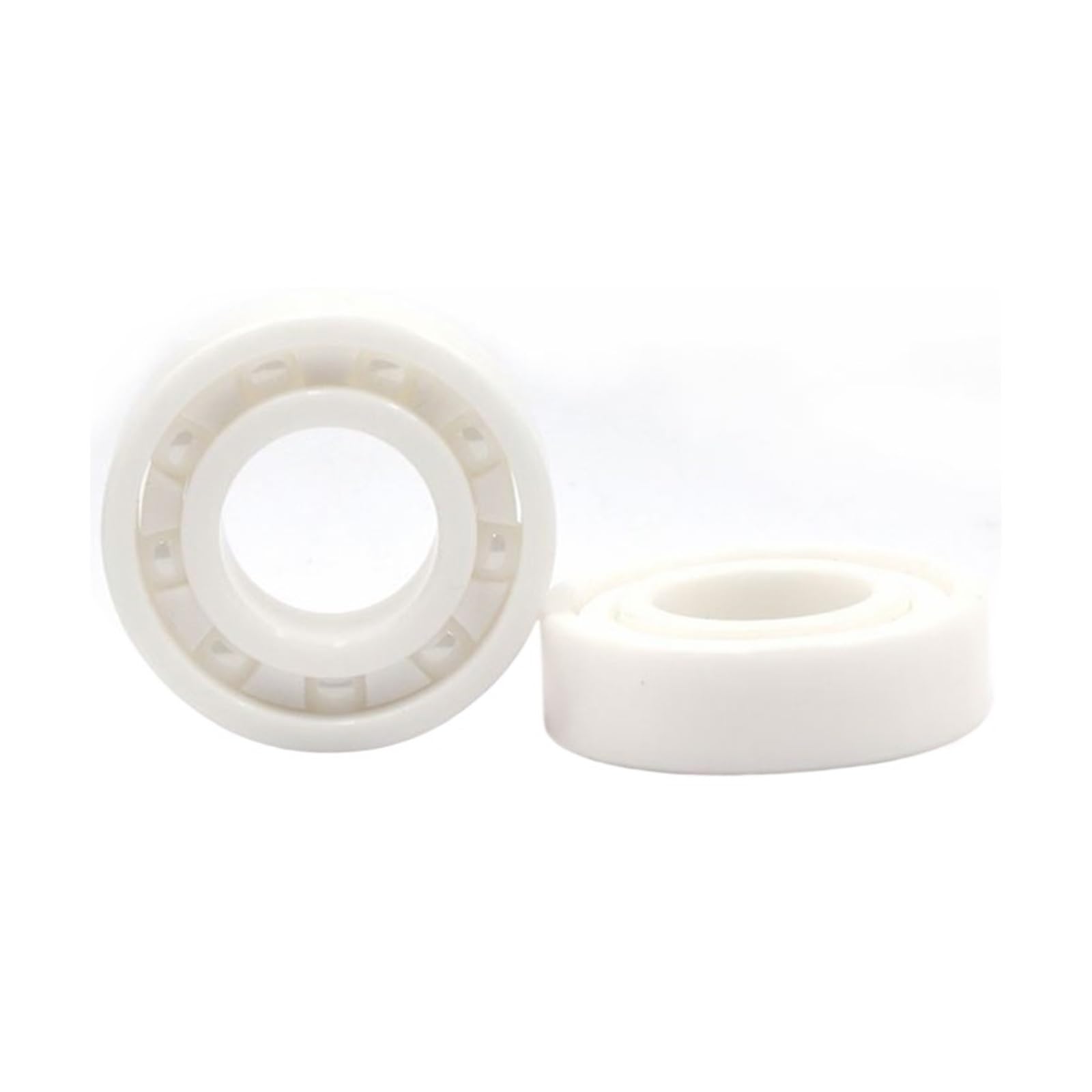NOBIRTBSA 2PCS 6903 CE 17x30x7 mm ZrO2 Full Ceramic Ball Bearing 6903CE 17 * 30 * 7 mm Zirconia Bearing(6903 2RS 17x30x7)