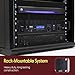 Pyle 2-Channel Rack Mount Power Amplifier with Bluetooth - 2000W Bridgeable with TRS XLR Input, Speakon Outputs, USB-A Input with MP3 Player, Bridge Mode, Cooling Fan, LED Level Meters - PTA1000BT