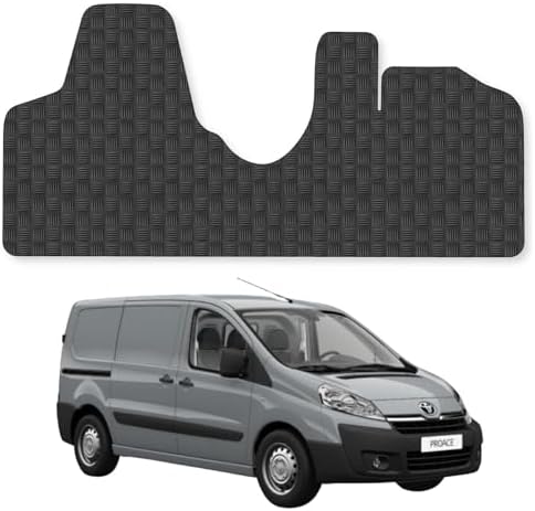 Rubber Floor Mats for the Toyota ProAce (2013-2016) UK Models - Custom ...