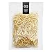 CRAFTMEmore 100 Pack 3/4" Metal D-Rings Non Welded Dee Ring for Bag Landyard DIY Craft Accessories Pick Nickel or Gold (Gold)