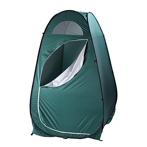 VINGLI Tienda Pop Up Instantánea para Ducha Portátil Exterior Privacidad para Baño y Vestidor (Verde) miniatura 1