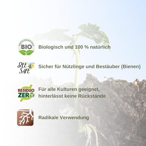 Tricomic - Impfstoff Mykorrhiza-Pilze: Stimuliert die Wurzelausdehnung - Schützt vor schädlichen Insekten (1 kg)…