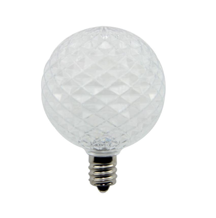 Norman Lamps LEDG50E12-WW Warm White Christmas LED Bulb 2 Diameter E12 Base