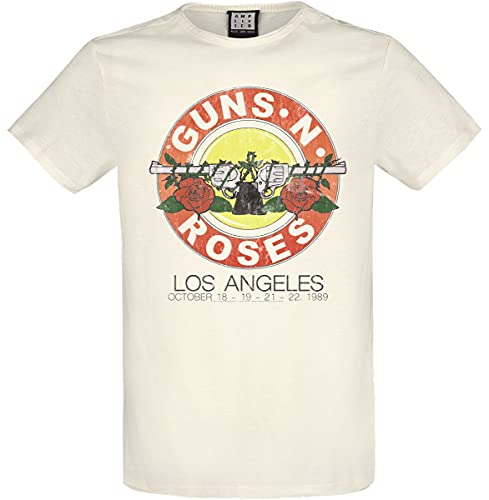 T-shirt Vintage Bullet Amplified Blanc pour Adulte en Taille M