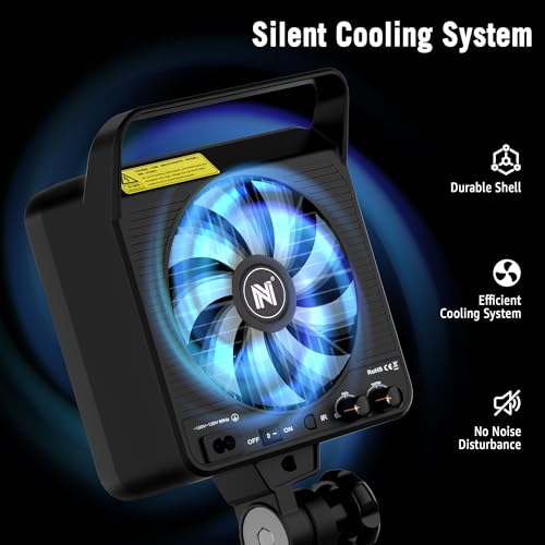Lampe vidéo RVB 125W éclairage continu photographie studio - 6