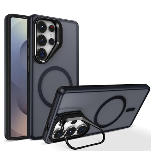 Coque Galaxy S22 Ultra 5G Anti Trace de Doigt avec Aimant de Recharge
