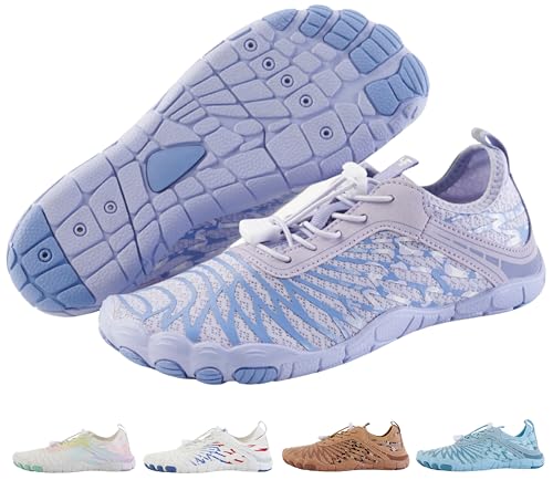Hike Footwear HF Signature Healthy & Non-Slip Barefoot Lightweight Shoes Unisex, Walking and Daily Wear Comfort Lavender