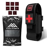 Funda Torniquete Táctica MOLLE - EDC Porta Torniquete Militar para Cinturón Táctico y Chaleco Policial/Militar - Accesorios Supervivencia - Airsoft - Caza y Vigilante de Seguridad Porta Walkie