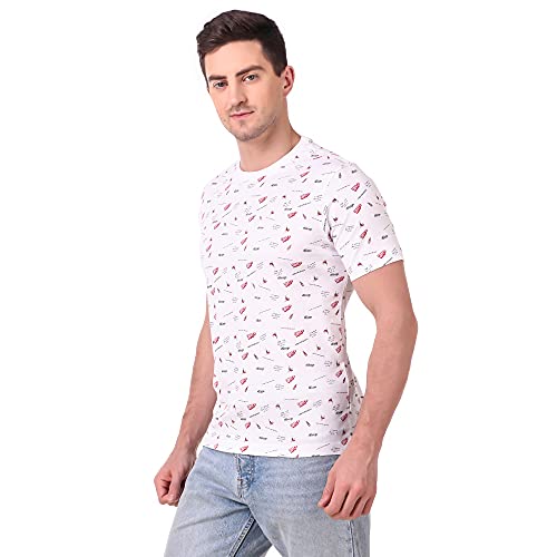 Image of Stories.Label Cotton Printed T-Shirts for Men in Regular Fit and Round Neck