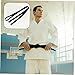 TOYANDONA 2pcs Taekwondo Karate Belt Training Waist Belt for Men Women Breathable Material for Martial Arts Sports and Competitions