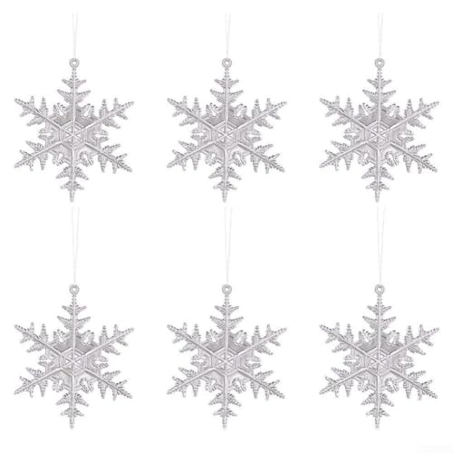 Wunderschön gestaltete Acryl-Schneeflocken, perfekte Feiertagsdekoration für...